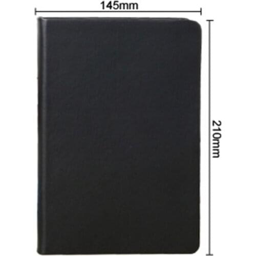 All Black Paper Blank Inner Page Portable Small Pocket Notebook Sketchbook U4LD