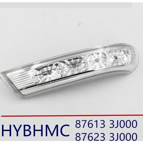 Right Left Side Mirror Repeater Signal Lamp Assembly for 07-12 Veracruz iX55 Santafe 876133J000 876233J000