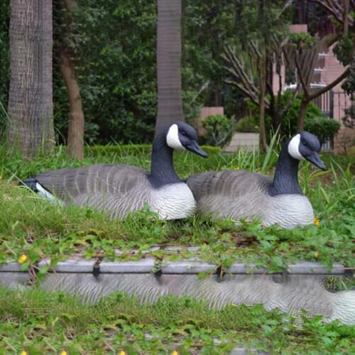 Lifelike Fake Hunting Goose Hunting Attraction Snow Goose Garden Lawn Decor