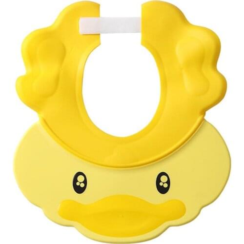Shower Cap for kids Baby Shower Cap Adjustable Shampoo Bath Cap Visor Cap Protect Eye Ear Baby Bath Visor Water Guard Hats