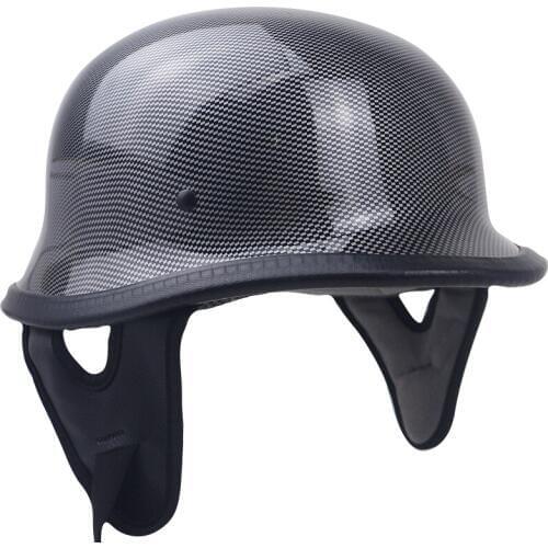 DOT Motorcycle German Style Half Open Face Helmet Chopper Cruiser Scooter bike helmet M35 style