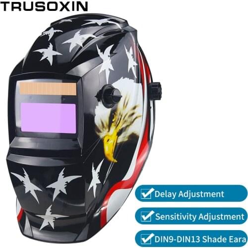 Battery/Solar Power Auto Darkening TIG MIG MMA MAG KR KC Electric Welding Mask/Helmets/Welder Glasses for Welder