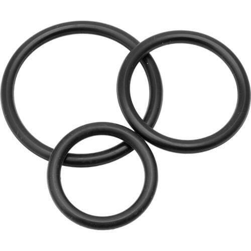 3Pcs Male Cock O Penis Ring Impotence Erection Enhancer Delay Prolong Sex Aid