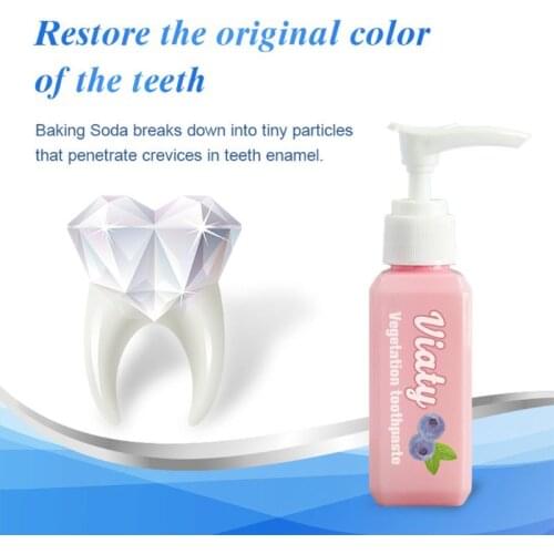 Viaty Vegetation Toothpaste Stain Smoke Removal Reduce Tooth Dirt Whitening Toothpaste Fight Bleeding Gums Toothpaste
