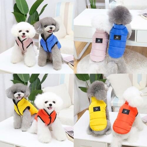 Dog Winter Coat Jacket Outerwear Small Dog Clothes Puppy Outfit Garment Pomeranian Yorkshire Maltese Schnauzer Poodle Clothing S