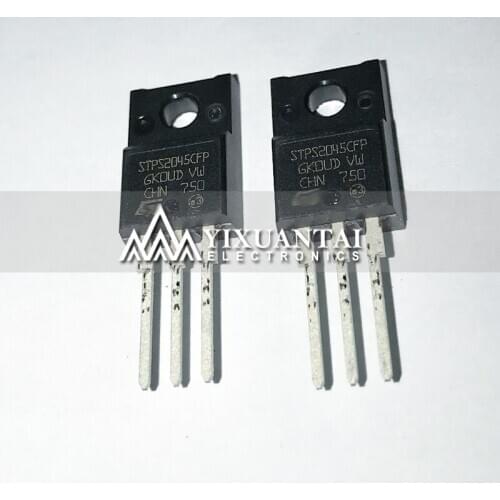 10pcs/lot STPS2045CFP STPS2045 TO220 100% New original