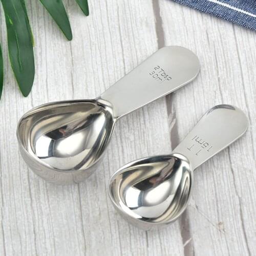 15/30ML Stainless Steel 304 Measuring Spoon Household Coffee Milk Powder Seasoning Measuring Spoons