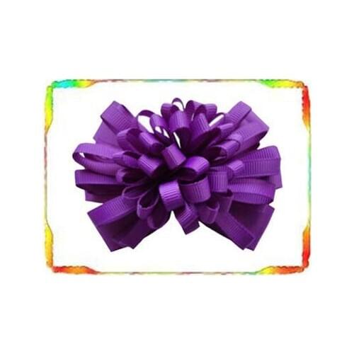 18pcs Boutique Ring Hair Bow Funny Girl Designs Set for Girls Ribbon Hair Bows Funny Girl Designs 4" Fireworks