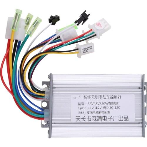 350W Brushless Controller DC36V/48V Electric Bike Scooter Motor Speed Controller Electric Scooter Equipment