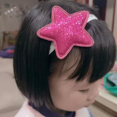 Baby Headband Cute New Fashion Korean Double Five-pointed Star Headdress Baby Girl Hair Accessories Diadema Bebe