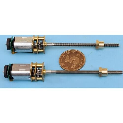 Long Shaft Precision Electronic Lock Motor N20 Geared Motor CW CCW Micro DC 3V-3.7V 88RPM Slow Speed Gearbox Feedback Linear