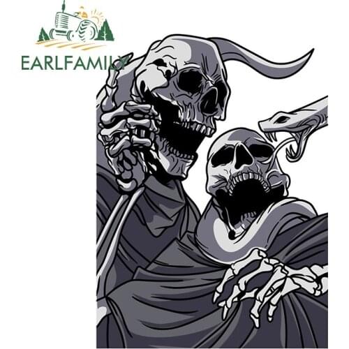 EARLFAMILY 13cm x 9.7cm for Magic Witchcraft Car Stickers Fashion Anime Decals Skateboard Waterproof Sunscreen Car Styling