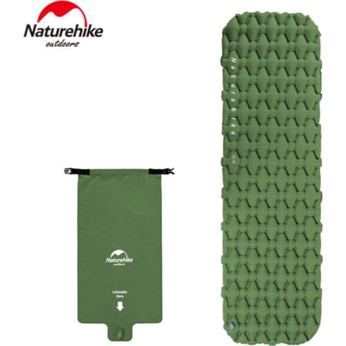 Naturehike Inflatable Mattress Ultralight Waterproof Compact Air Mat Single Sleeping Pad Travel Folding Bed Portable Camping Mat