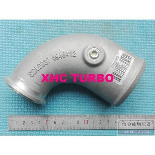 NEW HE221W HE200WG ISF3.8 Turbocharger Elbow Pipe 4946412 4898587 5291436
