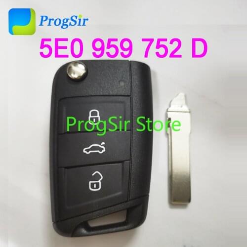 Original 434MHz Remote Control For Skoda MQB 5E0 959 752 D