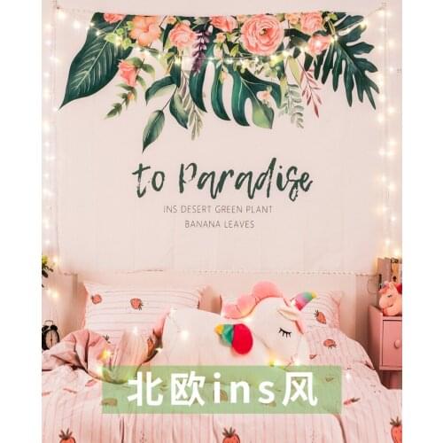 Hanging Cloth Background Fabric Dormitory Bedside Live Broadcast Wall Bedroom Background Wall Tapestry Wall Cloth