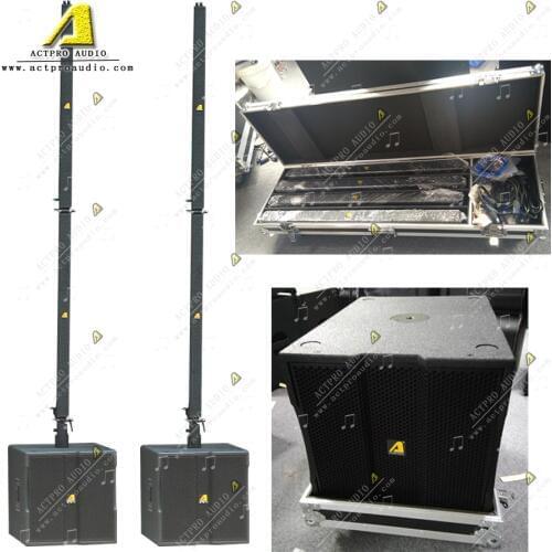 Professional conference and wedding churches use column speaker KA162 mini line array speaker system