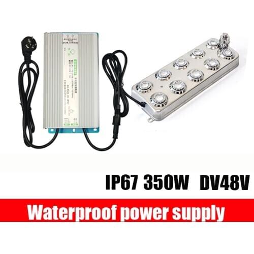 DC48V 10 Head 5kg/h Industrial Ultrasonic Mist Maker Fogger Ultrasonic Atomizer Fog Humidifiers + Waterproof power supply