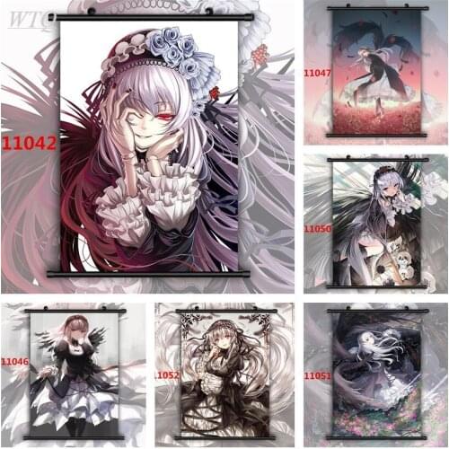 Rozen Maiden Suigintou Canvas Painting Anime Posters Wall Decor Posters and Prints Wall Art Wall Poster Picture Home Decor
