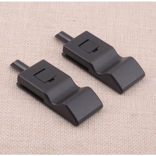 CITALL 2Pcs 15844616 15844618 15214027 25862454 Car Door Lock Locking Knob Fit for Chevrolet GMC Cadillac Hummer Plastic Black