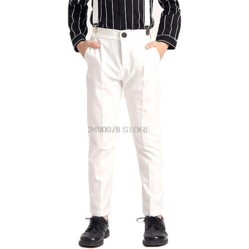 Formal Trousers For School Boys Children Kids Pants for Birthday Wedding Fashion Pants Big Boys Formal Classic Costume 2-16T