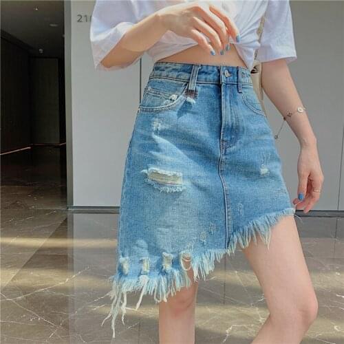 Sutimine Asymmetrical Skirts