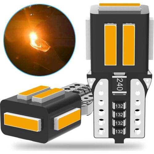 A Pack T10 W5W LED Lamp Canbus Car Light Bulb for Hyundai Solaris Creta ix35 Santa Fe License Plate Light Side Marker Trunk Lamp