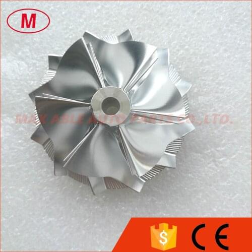 RHF55 High Performance Turbocharger Aluminum 2068/Milling/Billet Compressor wheel 52.56/68.00mm 6+6 blades for Turbo Core/CHRA