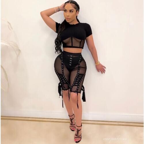 Summer New Short Pants Knee Length Sexy Women Short Pants High Waist Panties Women Night Celebrity High Quality