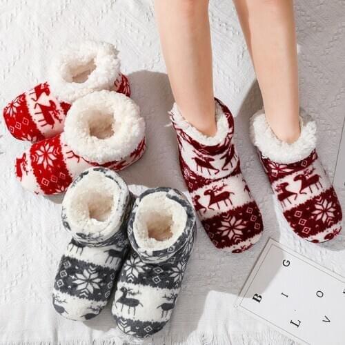 Winter Furry Slides Women Slippers Warm Plush Flip Flops Christmas Cotton Indoor Home Shoes Floor Shoes Claquette Fourrure 2020