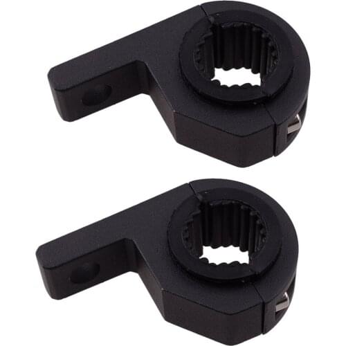 2Pcs Motorcycle Horizontal Bar Tube Clamp Spotlight Headlight Light Mounting Bracket Holder for Truck Boat