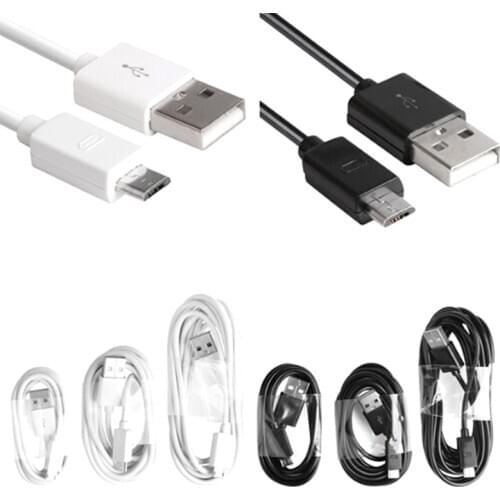 84cm Black Extender Charger Cable Micro USB 2.0 Type Extension Charging Data Cable