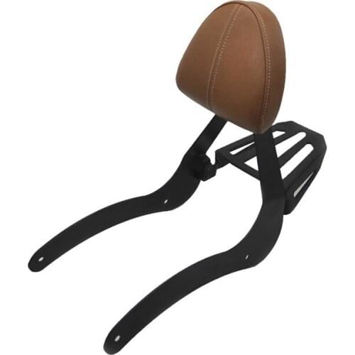 For Rear Passenger Sissy Barblack lacquer Backrest Luggage Rack For Indian Scout 2015-2019 Scout Sixty