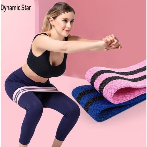 Resistance Bands Portable Fitness Equipment Yoga Bodybuilding Rubber Anti-slip Elastic Bands Gym Home Training Exercise Band