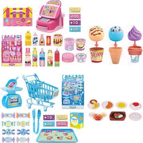 Pretend Play cosplay Simulated supermarket Food Toys Fruit Vegetable Food Pretend Play Children For Children toys Girls toys