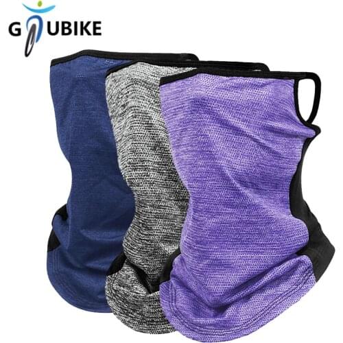 GTUBIKE Ice Silk Mask Hanging Ear Design Bandana Sun Protection Dry-quickly Headband Cycling Headwear Outdoor Sporting Face Mask