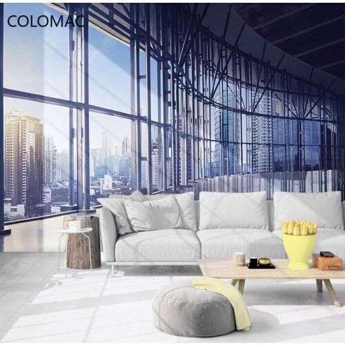 Colomac Custom 3d Vision Expanded Wallpaper European Street View Architecture Decoration Mural Wall Decor Bedroom Drop Shopping