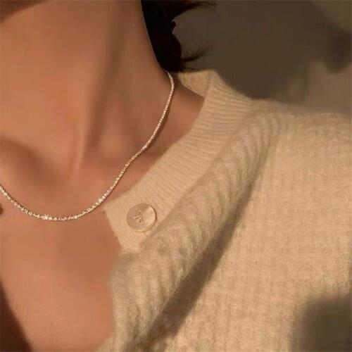RINHOO FRIENDSHIP Silver Chokers