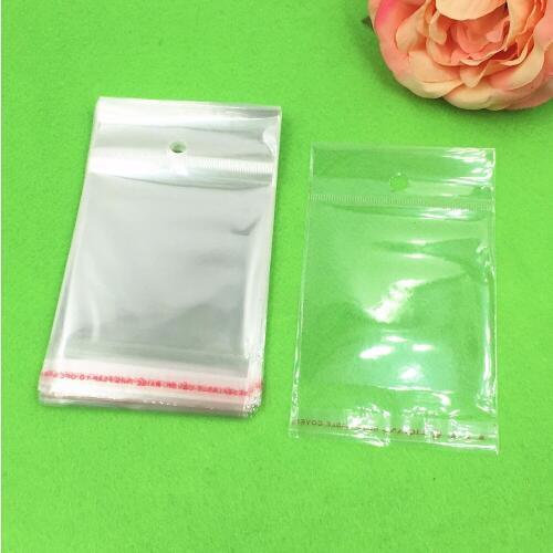 1000PCS 12*7cm Self Adhesive Seal OPP bag - All clear plastic poly bags books/fabric/card packing pouch self-sealed
