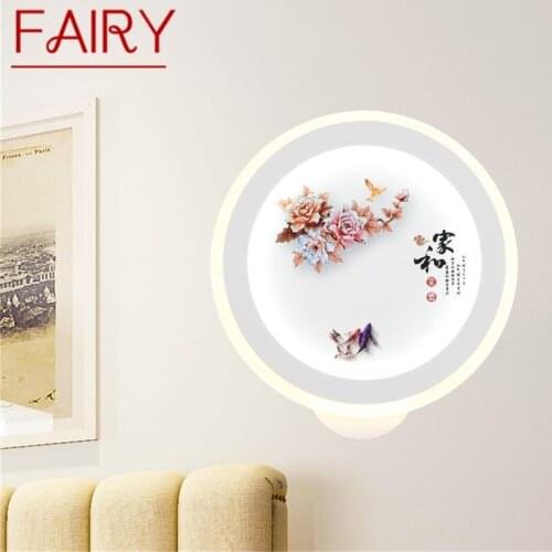 FAIRY Wall Lamps Contemporary Creative Indoor LED Pattern Art Sconces Lights For Home