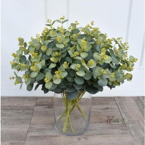 Wedding decoration, leaf arrangement of plants, home decoration, plastic leaves, fake plants, wedding flower materials