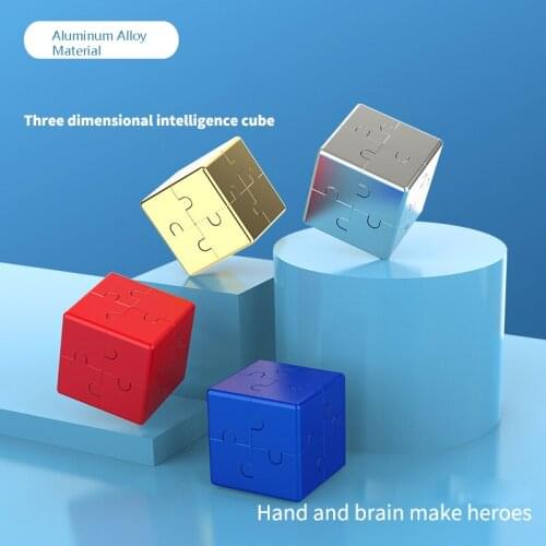 Three-dimensional Magic Cube Fidget Toys Educ Toy Spinner Metal Anti Stress Relief Toy Hand Funni Kid Toy Gift Game Adhd Adult
