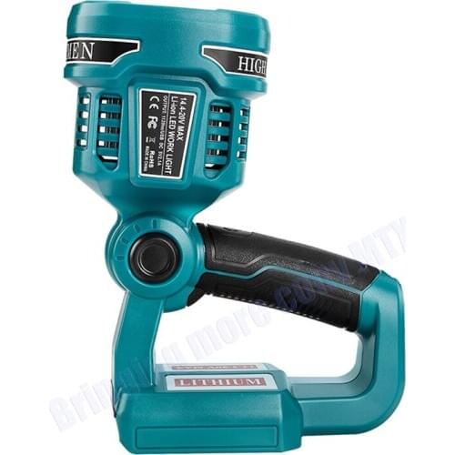 For Makita Hight quality LED light 12W supply For Makita 18V BL1830 BL1860 Power tool Li-ion battery Newest LED lamp