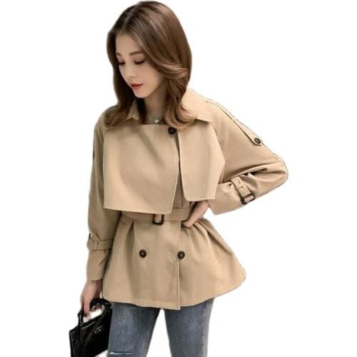 Женские двубортные тренчи XLMJDZGS China At AliExpress