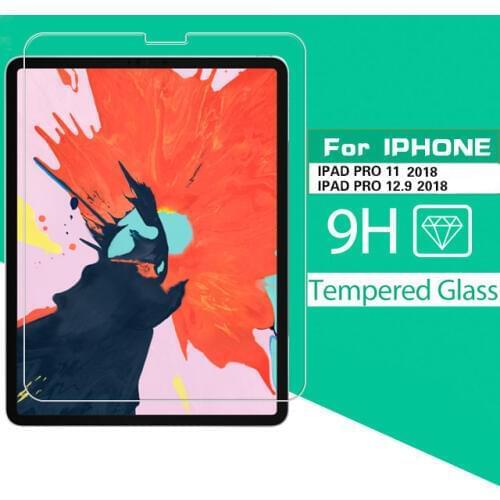 Tempered Glass For Apple iPad Pro 11 12.9 inch (2018) Tablet Screen Protector Film Guard For iPad Pro 11" 2018 Tab Glass Cover
