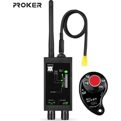 1MHz-12GHz Anti-Spy Bug Detector Radio FBI GSM RF Signal Auto Tracker Dedektor GPS Tracker Finder with Magnetic LED Antenna