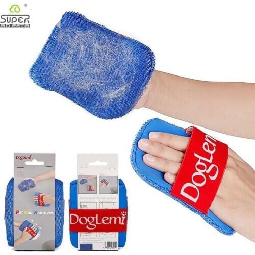 1 Pair Pet Dog Cat Hair Removal Grooming Groomer Dust Removal Head Lice Comb Dog Sticky Clean Artifact Pet Gloves