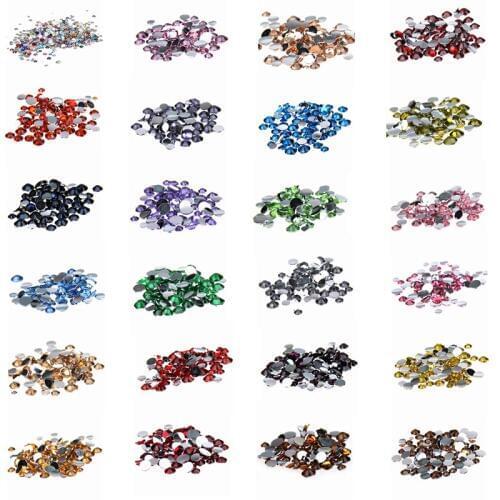 6mm Diameter Rhinestone Mix Color New Trinkets DIY Handcraft Decoration Cards Making For Necklace Bracelets Clothing Accessories
