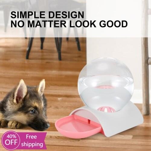 Bubble Automatic Cat Water Fountain for Pets Water Dispenser Large Drinking Bowl Cat Drink No Electricity Pet Water Fountain