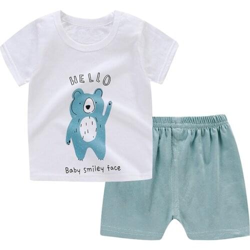 Bamboo grid Clothing Sets For Newborns